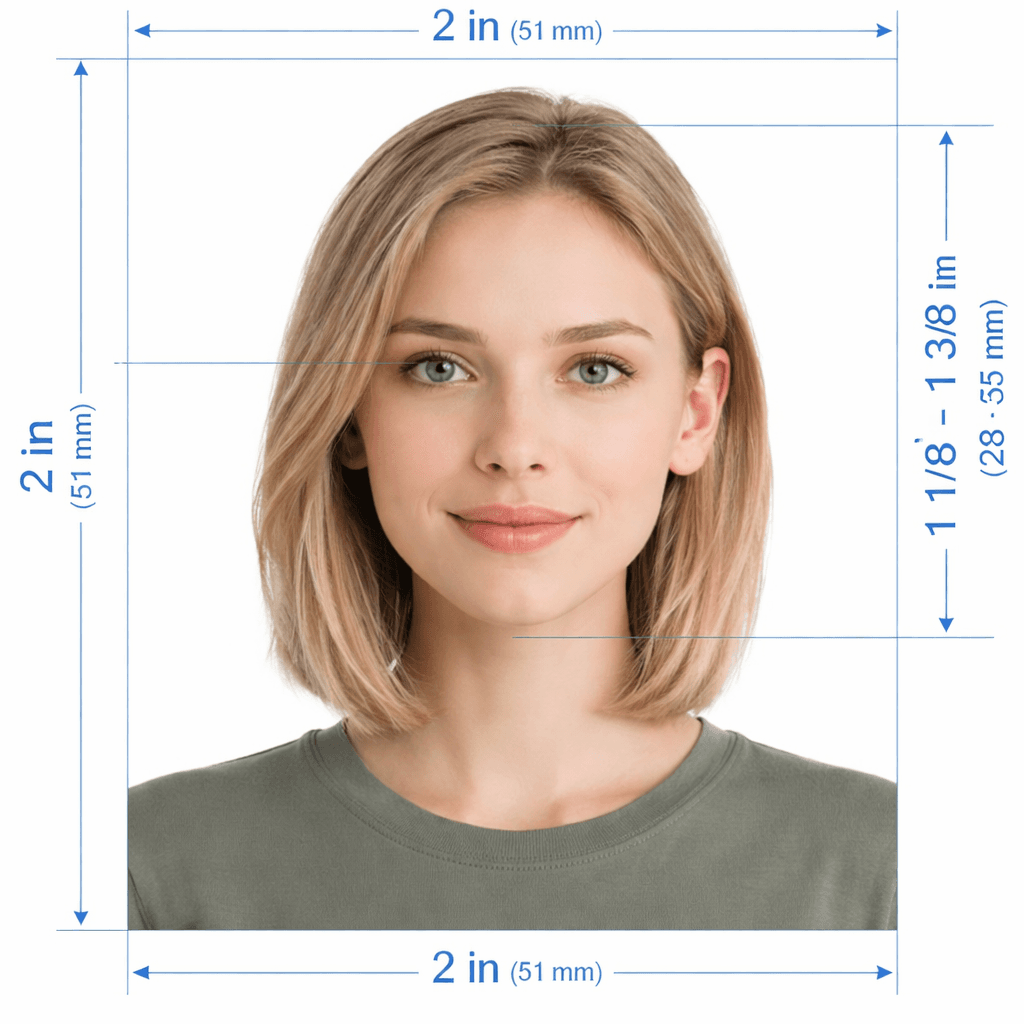 After โ 100% compliant biometric photo