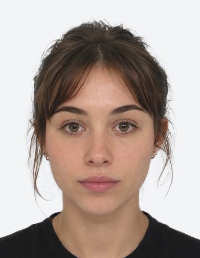 Official Bhutan Visa photo compliance example